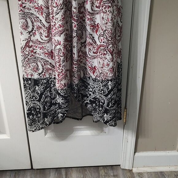 CATO'S Castaway Ideal Black maxi cold shoulder  dress.  Sz L - Picture 2 of 7